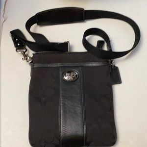Authentic coach cross body bag